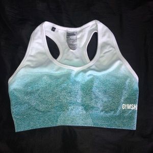 GYMSHARK seamless ombré sports bra